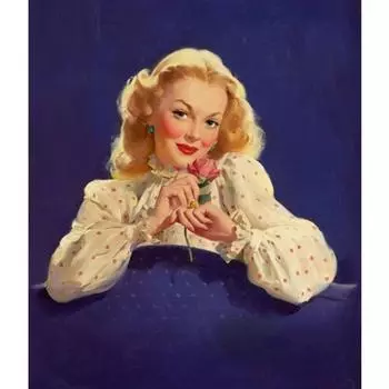 Полный 5D Diy Алмазная картина Милая девушка Алмазная вышивка Полный лежал вышивка крестом Домашний декор Подарок ручной работы 20x30cm