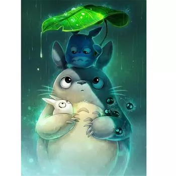 Полный 5D Diy Алмазная картина Милая Шиншилла Алмазная вышивка Полный набор аниме Наборы для вышивки крестом Домашний декор Подарок ручной работы Round 20x30cm