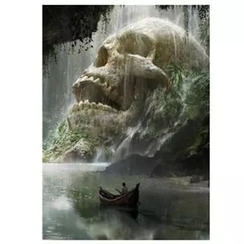 Полный 5D Diy Алмазная картина Мультфильм Череп Мозаика Вышивка Крестом Домашний Декор Ручной Подарок 25x30cm