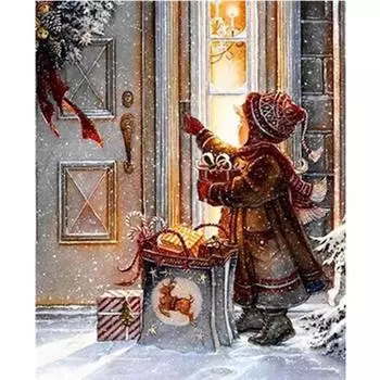 Полный 5D Diy Алмазная картина Мультфильм девушка Алмазная вышивка Крест Стежок Главная Декор Ручной подарок 20x30cm