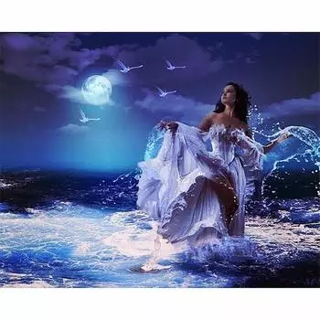 Полный 5D DIY Алмазная картина Мультфильм Пейзаж Алмазная вышивка Набор для вышивки крестом Горный хрусталь Домашний Декор Подарок 25x30cm