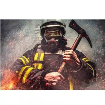 Полный 5D Diy Алмазная картина Мультфильм Огонь Герой Мозаика Вышивка Крестом Домашний Декор Ручной Работы 25x30cm