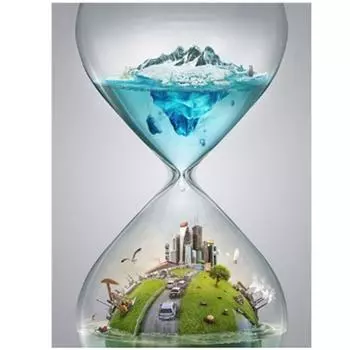 Полный 5D Diy Алмазная картина Мультфильм Пейзаж Воронка Вышивка Крестом Домашний Декор Ручной Работы 25x30cm