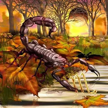 Полный 5D Diy Алмазная картина Мультфильм Большой Скорпион Вышивка Крестом Домашний Декор Ручной Подарок 25x25cm