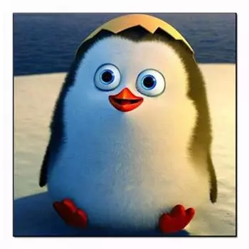 Полный 5D Diy Алмазная картина Мультфильм Милый Пингвин Вышивка Крестом Домашний Декор Ручной Подарок 25x25cm