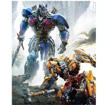 Полный 5D Diy Алмазная картина Мультфильм Стальной Воин Вышивка Крестом Домашний Декор Ручной Подарок 25x30cm