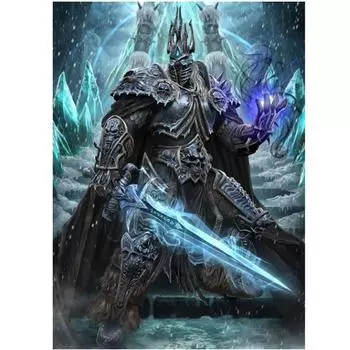 Полный 5D Diy Алмазная картина мультфильм Злой Гладиатор Вышивка Крестом Домашний Декор Подарок ручной работы 25x30cm