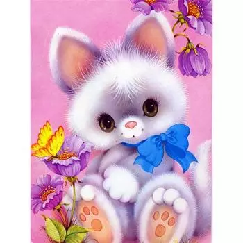 Полный 5D Diy Алмазная картина Мультфильм Милый Медведь Мозаика Вышивка Крестом Домашний Декор Ручной Работы 25x30cm