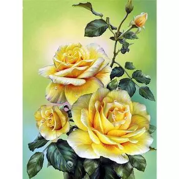 Полный 5D Diy Алмазная картина Мультфильм Цветочная Мозаика Вышивка Крестом Домашний Декор Ручной Подарок 25x30cm