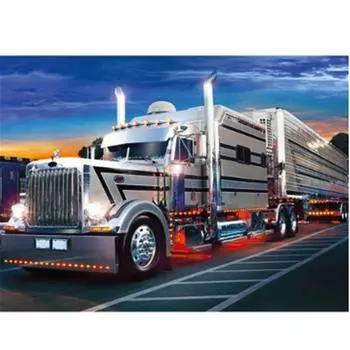 Полный 5D Diy Алмазная картина Мультфильм Роскошный автомобиль Мозаика Вышивка Крестом Домашний декор Ручная работа 25x30cm