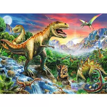 Полный 5D Diy Алмазная картина Мультфильм Динозавр Мир Вышивка Крестом Домашний Декор Ручной Работы 25x30cm