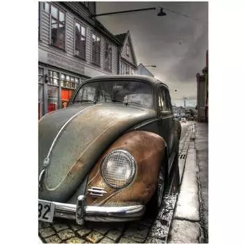 Полный 5D Diy Алмазная картина Мультфильм Автомобиль Мозаика Вышивка Крестом Домашний Декор Ручной Подарок 25x30cm