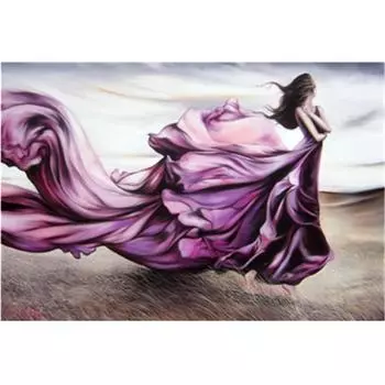 Полный 5D Diy Алмазная картина Мультфильм Красивая женщина Вышивка Крестом Домашний Декор Ручной Подарок 25x30cm