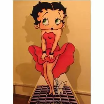 Полный 5D Diy Алмазная картина Мультфильм Монро Вышивка Крестом Домашний Декор Ручной Подарок 25x30cm