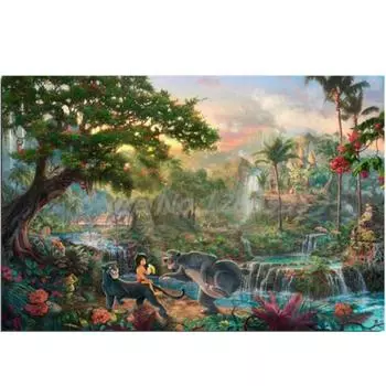 Полный 5D Diy Алмазная картина Мультфильм животных Малыш Вышивка Крестом Домашний декор Ручной подарок Подарок 20X25CM