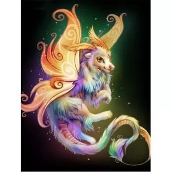 Полный 5D Diy Алмазная картина Мультфильм зверь Лошадь Вышивка Крестом Домашний Декор Подарок ручной работы 25x30cm