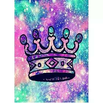 Полный 5D Diy Алмазная картина Мультфильм Корона Алмазная вышивка Крест Стежок Главная Декор Ручной подарок 25x30cm