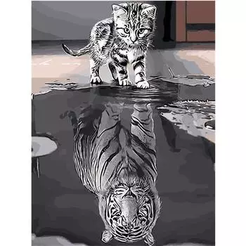 Полный 5D Diy Алмазная картина Мультфильм животных Алмазная вышивка Крест Стежок Главная Декор Ручной подарок 20x30cm