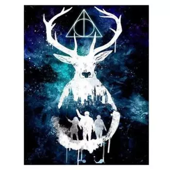 Полный 5D Diy Алмазная картина Мультфильм животных Олень Алмазная вышивка Вышивка крестом Домашний декор Ручная работа 20x30cm