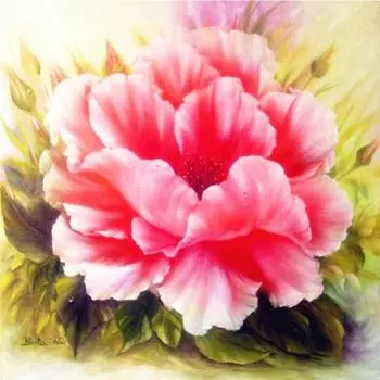 Полный 5D Diy Алмазная картина Мультфильм Цветочная Мозаика Вышивка Крестом Домашний Декор Ручной Подарок 25x25cm