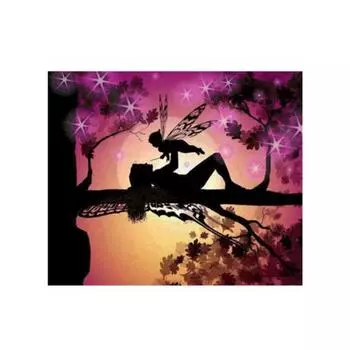 Полный 5D Diy Алмазная картина Мультфильм Эльф Девушка Мозаика Вышивка Крестом Домашний Декор Ручной Работы 25x30cm