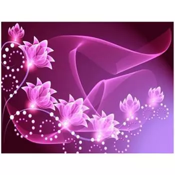 Полный 5D Diy Алмазная картина Мультфильм Цветок Алмазная вышивка Крест Стежок Главная Декор Ручной подарок 20x30cm