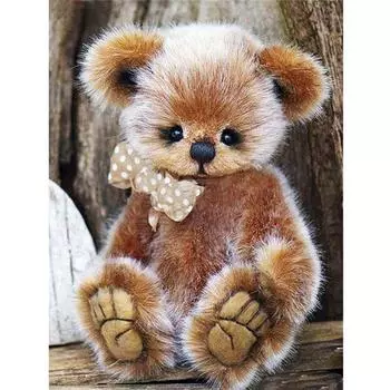 Полный 5D Diy Алмазная картина Мультфильм Медведь Алмазная вышивка Крест Стежок Главная Декор Ручной подарок 25x30cm