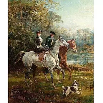 Полный 5D Diy Алмазная картина Мультфильм Верховая езда Мозаика Вышивка Крестом Домашний Декор Ручная работа 25x30cm