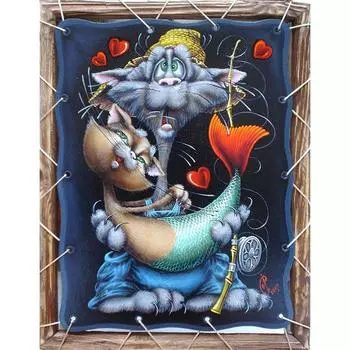 Полный 5D Diy Алмазная картина Мультяшные животные Дрель Вышивка Крестом Домашний Декор Подарок ручной работы 25x30cm