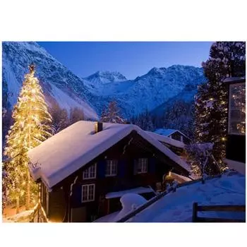 Полный 5D Diy Алмазная картина Ночная долина пейзажи Вышивка крестиком Домашний декор Подарок ручной работы 25x30cm