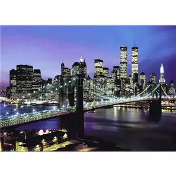Полный 5D Diy Алмазная картина Ночной город Вышивка Крестом Главная Декор Ручной подарок 25x30cm