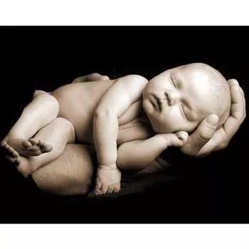 Полный 5D Diy Алмазная картина Обнять ребенка Алмазная вышивка Полный лежал вышивка крестом Домашний декор Подарок ручной работы 20x30cm