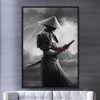 Полный 5D Diy Алмазная картина Одинокий фехтовальщик Вышивка крестиком Домашний декор Ручной подарок Подарок 25x30cm
