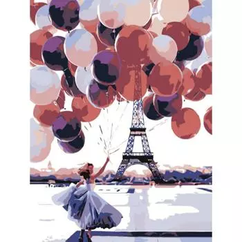 Полный 5D Diy Алмазная картина Париж Железный шар Алмазная вышивка Полный вышивка крестом Домашний декор Подарок ручной работы 20x30cm
