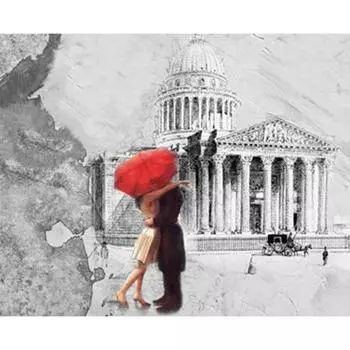 Полный 5D Diy Алмазная картина Пары Мозаика Алмазная вышивка Крестом Домашний декор Ручной подарок Подарок 20x30cm