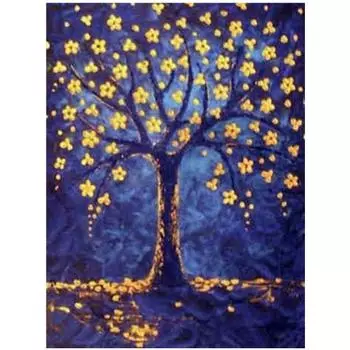 Полный 5D Diy Алмазная картина Пейзаж Дерево Алмазная вышивка Крест Стежок Главная Декор Ручной подарок 25x30cm