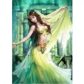 Полный 5D Diy Алмазная картина Персидская красота Алмазная вышивка Полный набор аниме Наборы для вышивки крестом Домашний декор Подарок ручной работы Round 20x30cm
