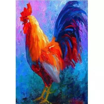 Полный 5D Diy Алмазная картина Петух Картина маслом Вышивка Крестом Домашний декор Ручной подарок Подарок 20X25CM