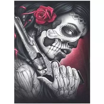 Полный 5D Diy Алмазная картина Половина лица Вышивка Крестом Домашний декор Ручной подарок Подарок 20X25CM