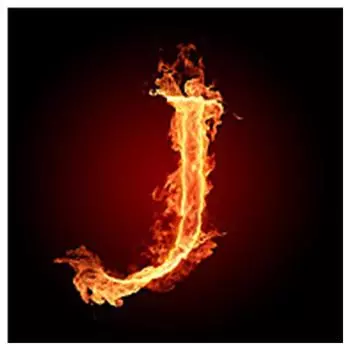 Полный 5D Diy Алмазная картина Прохладная буква J Вышивка крестом Домашний декор Подарок ручной работы 25x25cm