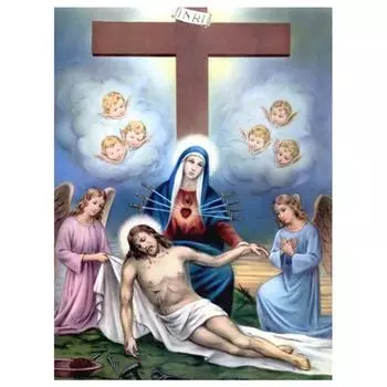 Полный 5D Diy Алмазная картина Религиозная мозаика Алмазная вышивка Крест Стежок Домашний декор Ручная работа 25x30cm