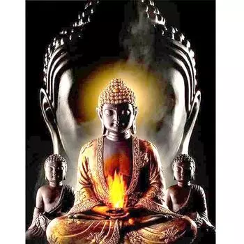 Полный 5D Diy Алмазная картина Религиозный Будда Алмазная вышивка Крестом Домашний декор Подарок ручной работы 25x30cm