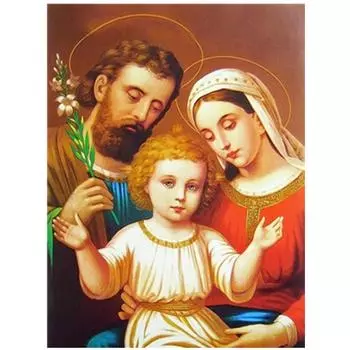 Полный 5D Diy Алмазная картина Религия Семья Алмазная вышивка Крест Стежок Домашний декор Ручная работа 20x30cm