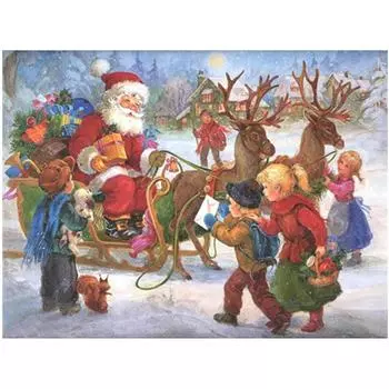 Полный 5D Diy Алмазная картина Рождественская атмосфера Вышивка Крестом Домашний декор Подарок ручной работы 25x30cm