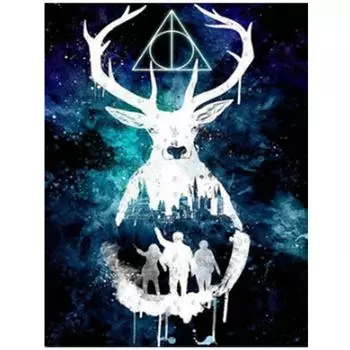 Полный 5D Diy Алмазная картина Рождественский олень Вышивка Крестом Домашний декор Ручной подарок 20X25CM