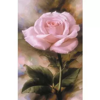 Полный 5D Diy Алмазная картина Розовая роза Дрель Вышивка Крестом Домашний Декор Подарок ручной работы 25x30cm
