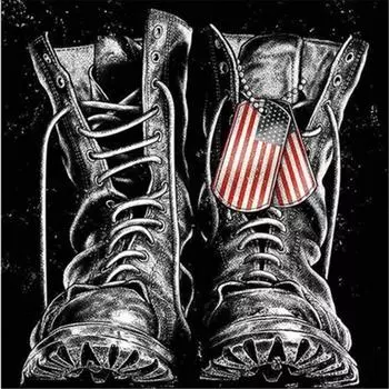 Полный 5D Diy Алмазная картина Сапоги картина Алмазная вышивка Крестом Домашний декор Подарок ручной работы 25x25cm