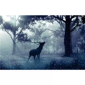 Полный 5D Diy Алмазная картина Шварцвальдский олень Вышивка Крестом Домашний декор Подарок ручной работы 25x30cm