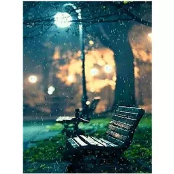 Полный 5D Diy Алмазная картина Сиденье Пейзаж Алмазная вышивка Крестом Домашний декор Ручной подарок Подарок 20x30cm