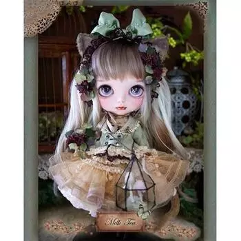 Полный 5D Diy Алмазная картина Симпатичная кукла Алмазная вышивка Полный лежал вышивка крестом Домашний декор Подарок ручной работы 20x30cm